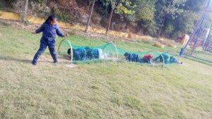 Zip Line, Sky Bike, Artificial Wall Climbing, Zorbing Roller, Running Bungee, Swimming Pool, Rain Dance, Pottery, Shooting, Archery, Multi Activity Net, Commando Net, Adventure Bridges, Cricket Ground, Volleyball Court, Basketball Court, Badminton Court, Football Ground, Table Tennis etc. All of these activities are included in the package at Rajwada Farms - An Ethinic Village, Sports, Picnic Ground & Adventure Park in Faridabad, one of the best adventure park in Delhi NCR