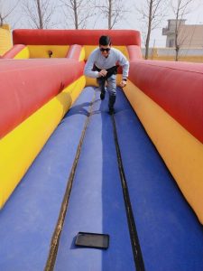 Zip Line, Sky Bike, Artificial Wall Climbing, Zorbing Roller, Running Bungee, Swimming Pool, Rain Dance, Pottery, Shooting, Archery, Multi Activity Net, Commando Net, Adventure Bridges, Cricket Ground, Volleyball Court, Basketball Court, Badminton Court, Football Ground, Table Tennis etc. All of these activities are included in the package at Rajwada Farms - An Ethinic Village, Sports, Picnic Ground & Adventure Park in Faridabad, one of the best adventure park in Delhi NCR